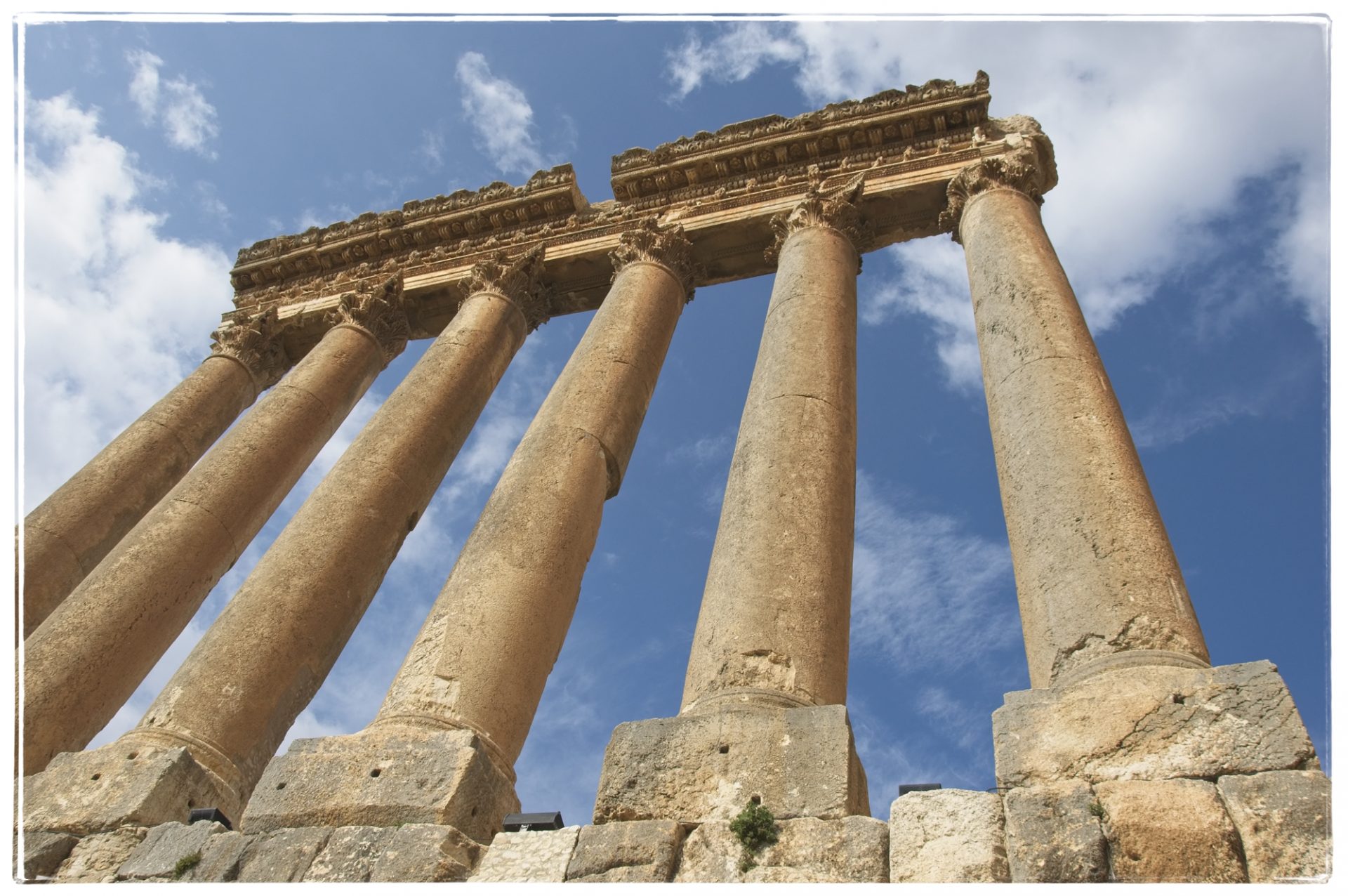 Temple of Baalbak Columns